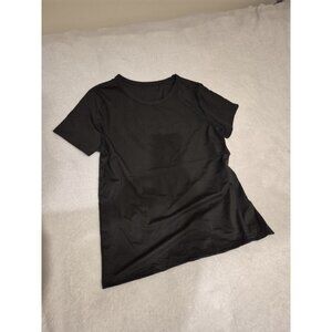 Womens Plain Black Shirt, XL